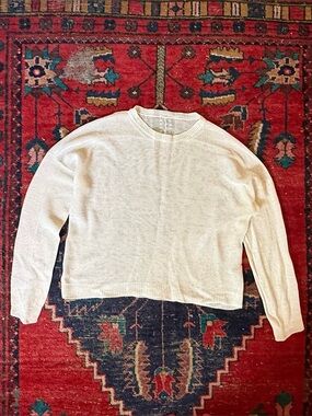ARTS & SCIENCE Back Line Sweater - Linen - White - Size 1 - $1000